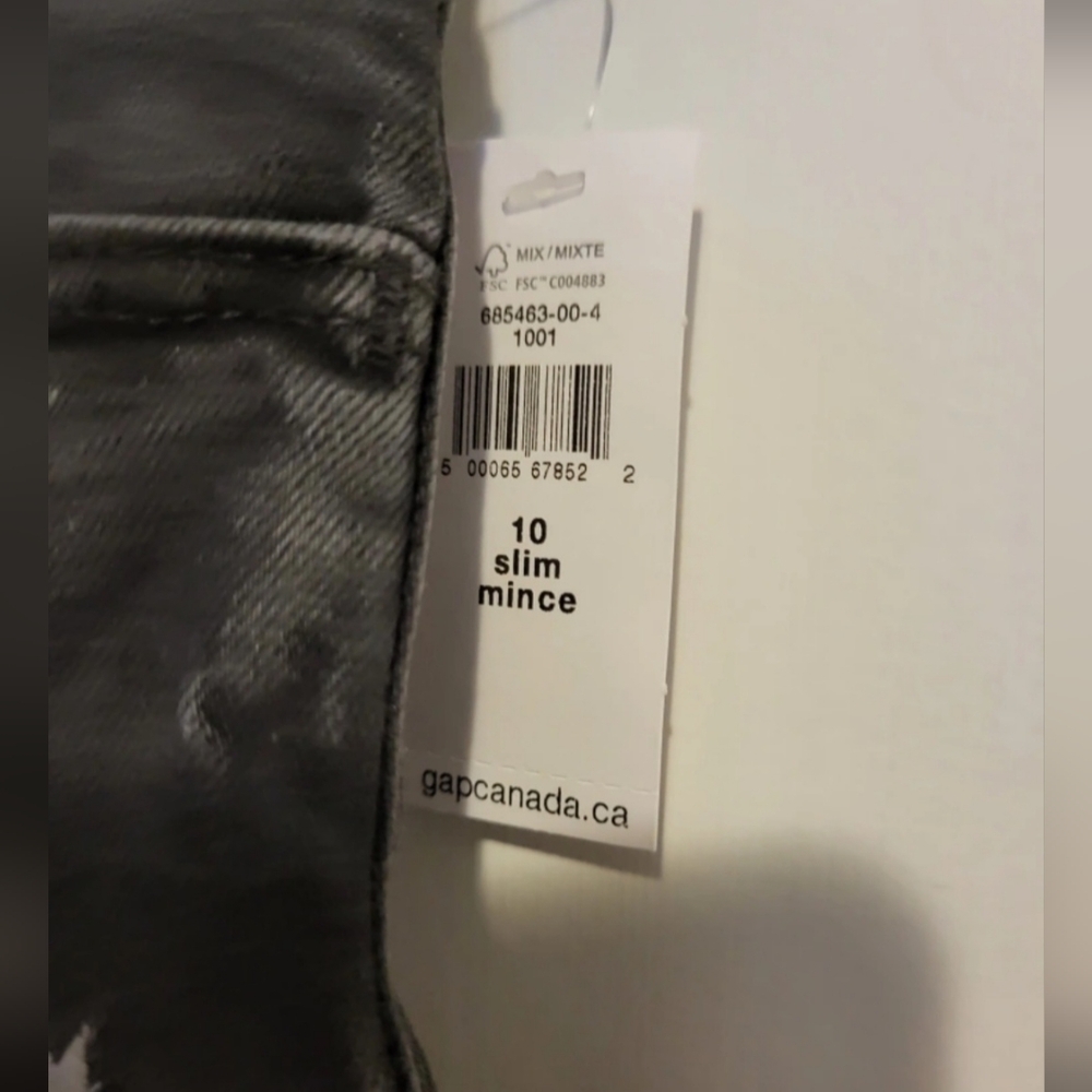 GAP Girls Denim Midi Star Graphic Short Size:10(Slim) - Picture 4 of 6
